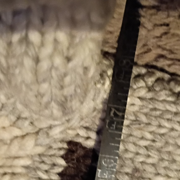 Vintage Cowichan Virgin Wool Chunky Zip Up Cardigan - Picture 6 of 8